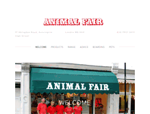 Tablet Screenshot of animal-fair.co.uk